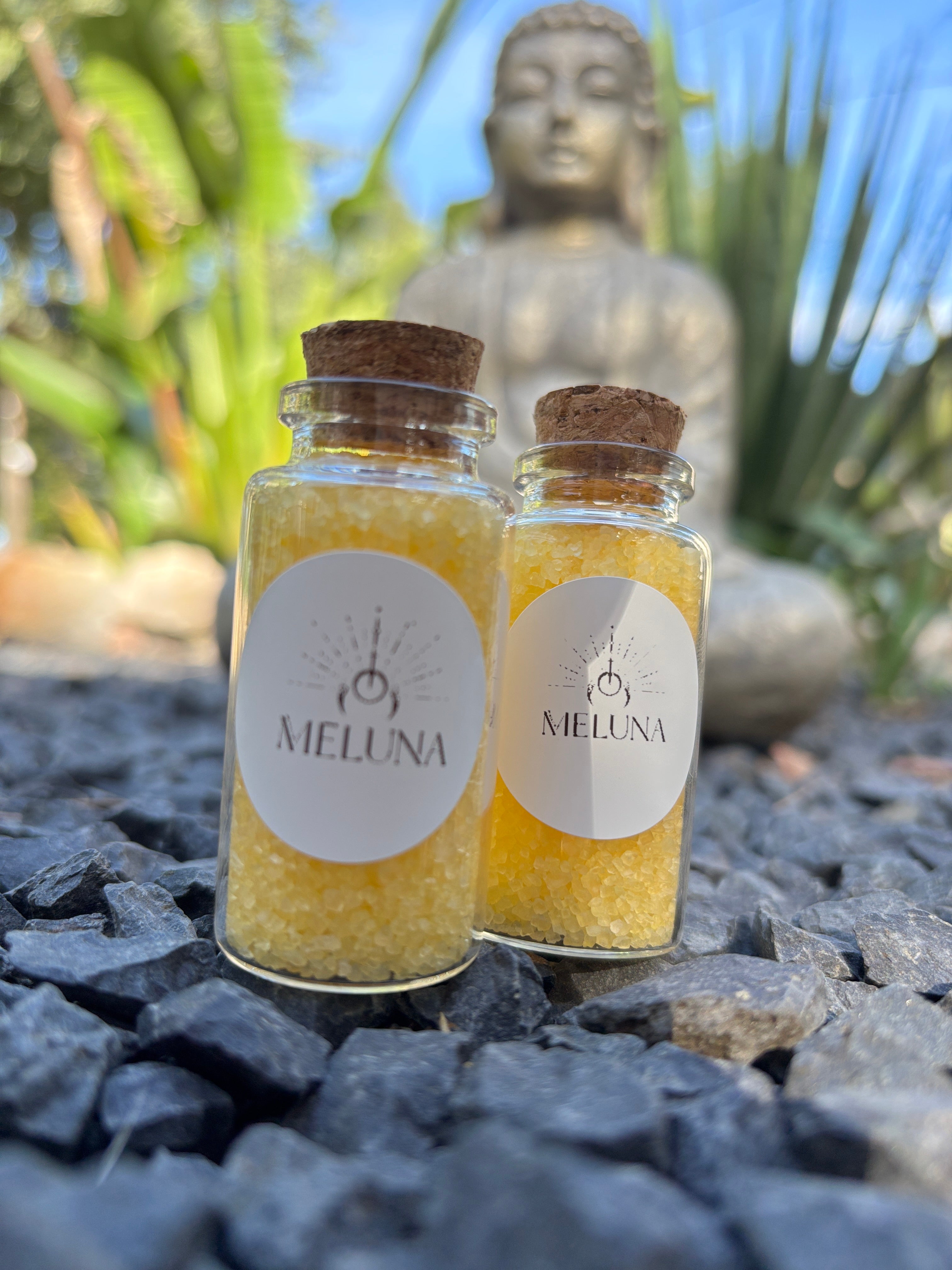 Sels de bain Meluna - Lavande & Orange douce ensoleillée