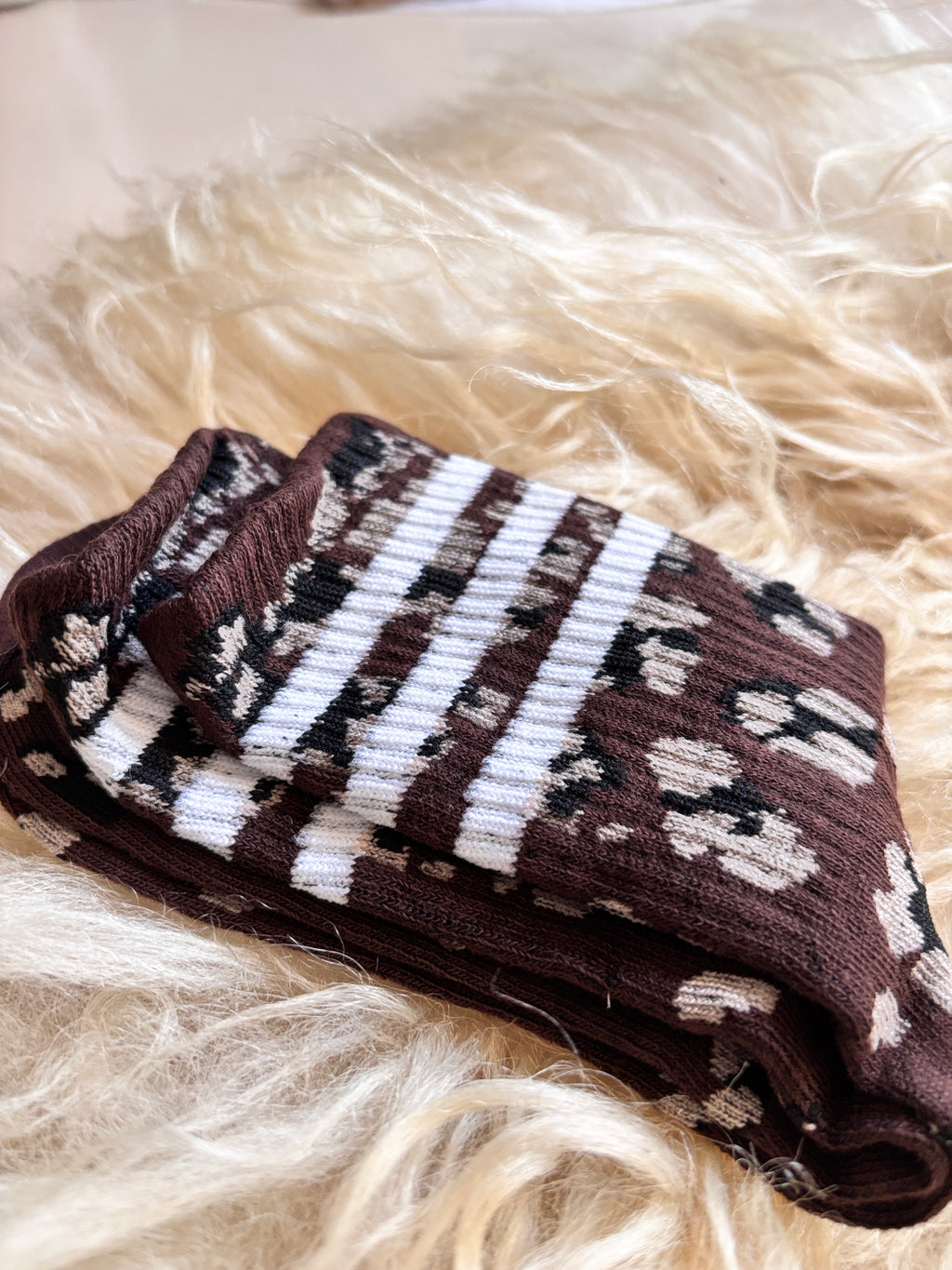 Chaussettes léopard tendances