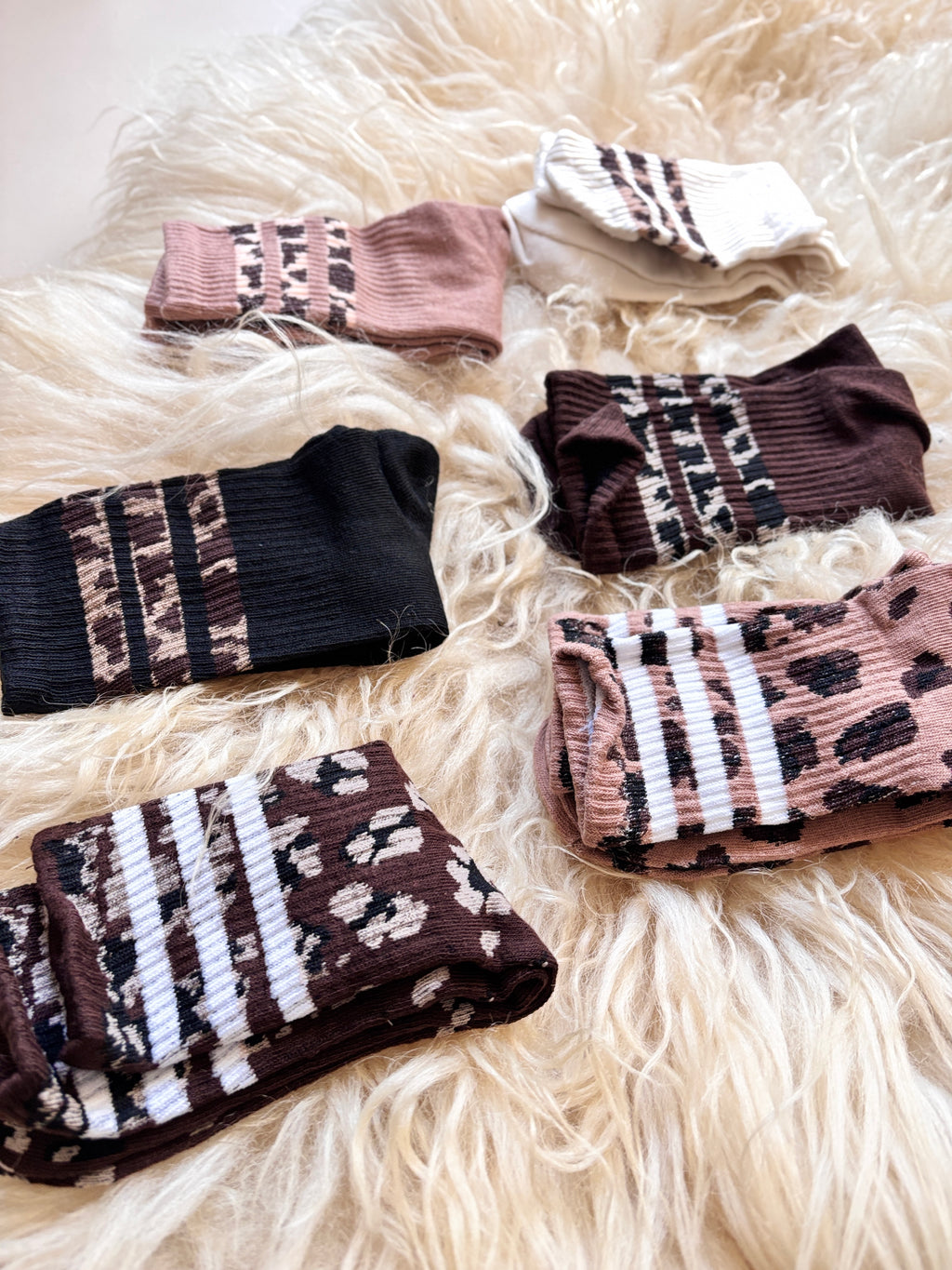 Chaussettes léopard tendances