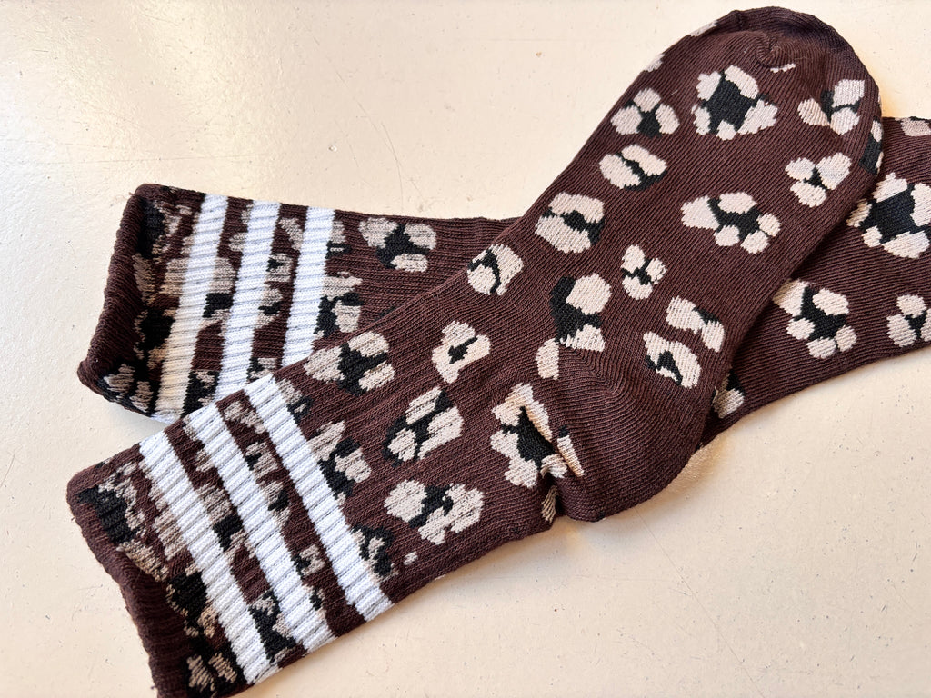 Chaussettes léopard tendances
